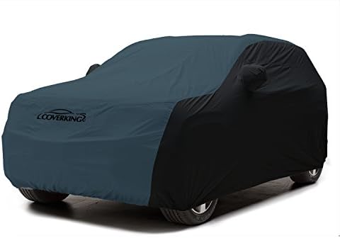 Seçkin GMC Yukon XL 1500 Modelleri için Coverking Özel Fit Araba Kılıfı-Fırtınaya Dayanıklı (Siyah Kenarlı Mavi)