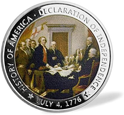 Challenge Coin Başkan Günü 1776 ABD Bağımsızlık Bildirgesi Hatıra Hediyesi