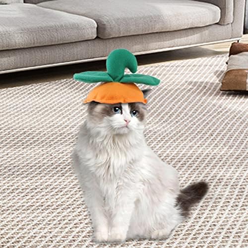 FAKEME Köpek Kedi Şapka Komik Şapkalar Sevimli Kapaklar için Doğum Günü Partisi Köpek Elbise up Pet Aksesuarları-Kabak Yaprakları