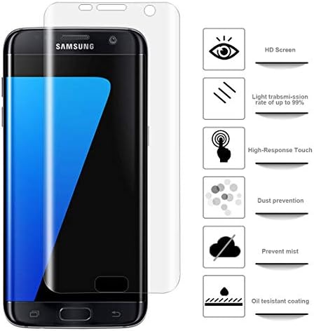 JİNPART Telefon Aksesuarları HD Tam Ekran Koruyucu için Uyumlu Galaxy S7 Kenar / G935 Cep Telefonu Ekran Koruyucu (Renk: Color1)