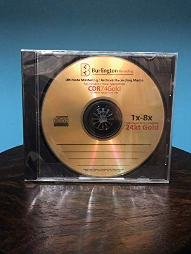 Burlington Kayıt 24 KT Altın Ultimate Arşiv Mastering CD-R