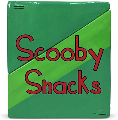 Enesco Scooby Doo Seramik Atıştırmalık Kutusu Kurabiye Kavanozu, 8 İnç, Yeşil