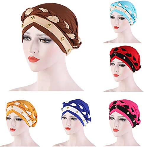 JDYaoYıng Müslüman Kap Kemo Kanseri Headwrap Şapka Saç Kapak Wrap Türban Kap Kadınlar için