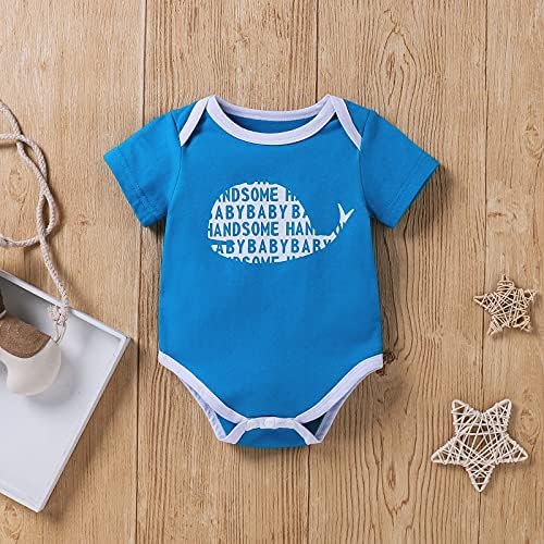 Yenidoğan Bebek Erkek Kız Giysileri Bebek Kıyafetler Romper Pantolon Kısa Kollu Bodysuit Toddler Erkek Bebek Giyim