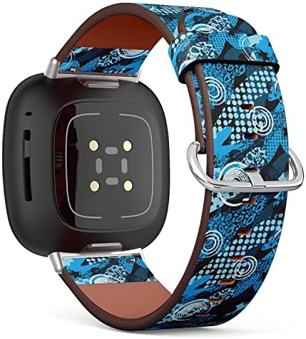 CJBROES Yedek Deri saat kayışı, Fitbit ile Uyumlu Versa 3 ve Fitbit Anlamda Bileklik Bilezik Aksesuar-Kız Erkek