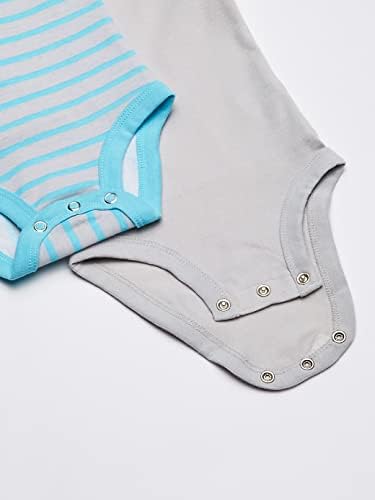Hanes Bebek-Erkek Ultimate Bebek Flexy 5 Paket Kısa Kollu Bodysuits