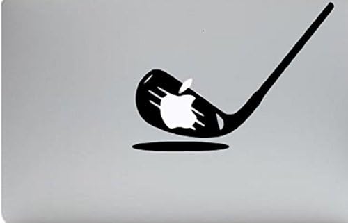 Golf Kulübü MacBook çıkartma etiket cilt dizüstü bilgisayar 6 Yüksek X 8 Geniş