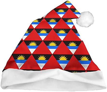 Antigua Ve Barbuda bayrağı Merry Caps Noel Şapka Süsler Tedavi Kılıfı İçin Çorap Şeker hediye keseleri Noel Baba Noel