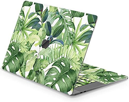 Mertak Vinil Cilt ile Uyumlu MacBook Hava 13 inç Mac Pro 16 15 14 12 2021 2020 2019 2018 2017 Tropikal Vuruş Orman Kapak Basit