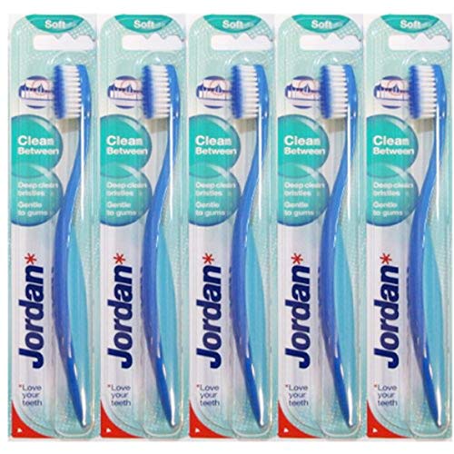 YUMUŞAK Diş Fırçaları Arasında JORDAN Clean-5'li Paket