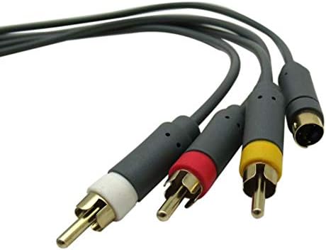 USonline911 yüksek çözünürlüklü ses S Video kablosu kablosu Microsoft Xbox 360 TV oyunu için