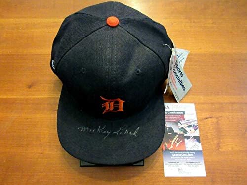 Mickey Lolich 1968 Wsc Detroit Tigers İmzalı Otomatik Vintage Ss Kap Şapka Jsa Güzellik İmzalı MLB Şapkalar