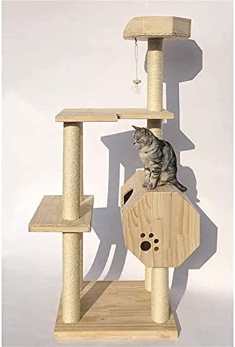Haieshop Kedi Ağacı Kınamak tırmalama sütunu Kedi Kulesi Kedi yuvası kedi Ağacı Entegre Dört Mevsim kedi tırmalama panosu ve