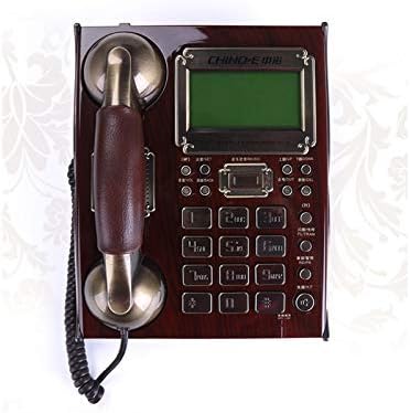 S21DAI Avrupa Antika Ev Kablolu Sabit Sabit, Harika Hediye Telefon, şarap Kırmızı Yaratıcı Ofis Telefonu