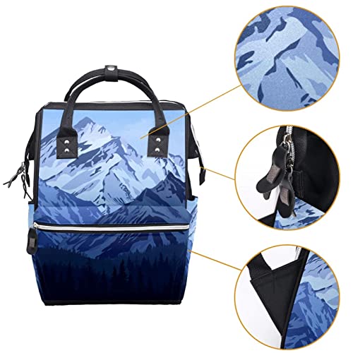 Mountainswinter Bebek Bezi Çantası Sırt Çantası Nötr All-in-One Çocuk Çantaları Çok Fonksiyonlu Anne seyahat sırt çantası ile