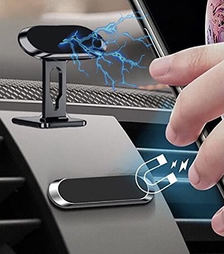 RONGXI T ve Şerit Şeklinde Manyetik Telefon Dağı Araç Dashboard Güçlü Yapışkanlık 360 ° Adjustmen Derece Görünüm Evrensel Güçlü