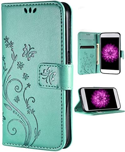 FLYEE Kılıf ile Uyumlu iPhone 6/6 s Artı 5.5 inç, cüzdan Kılıf ile Kadınlar ve Kızlar için kart Tutucu, Flip Case Cüzdan Deri