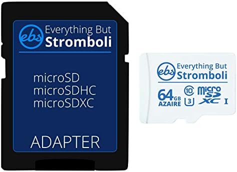 Samsung Akıllı Telefon için Stromboli microSD Azaire 64GB SD Kart Hariç her Şey Galaxy A52s 5G, A03s, A22 5G - U3 4K Sınıf
