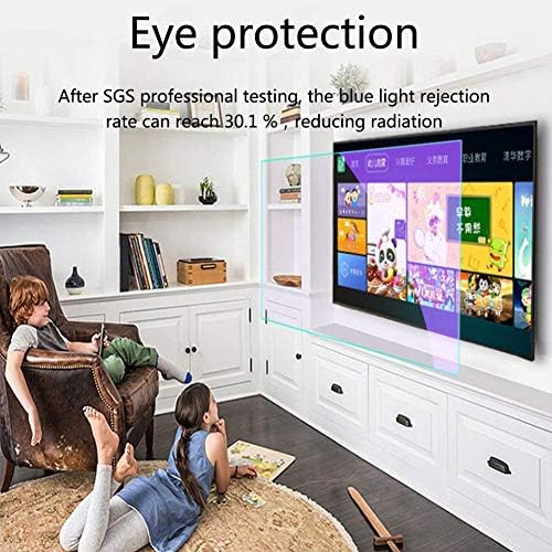 AİZYR 32-75 inç TV mavi ışık ekran koruyucu, göz koruma/Anti mavi ışık filtresi filmi için LCD, LED, OLED ve QLED 4 K HDTV,