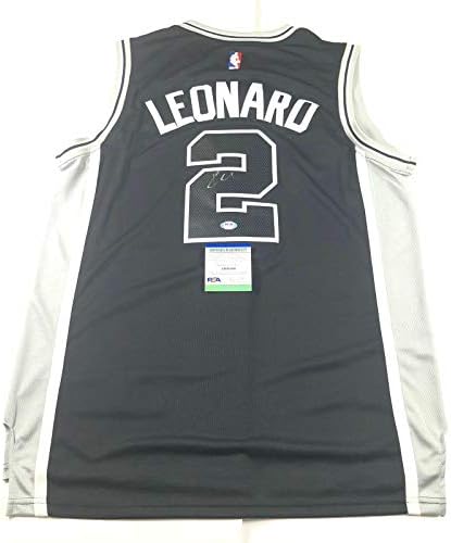 Kawhi Leonard İmzalı Forma PSA / DNA San Antonio Spurs İmzalı Clippers-İmzalı NBA Formaları