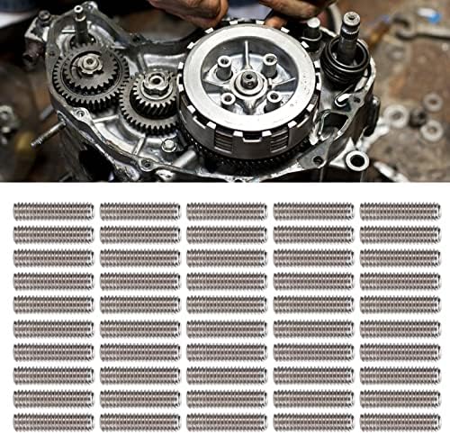 Grub Vidalar Kiti, Yüksek Mukavemetli Set Vida DIN 916 50 Pcs Donanım Bağlantı Elemanları için Otomobil Tamir için Makine İşleme