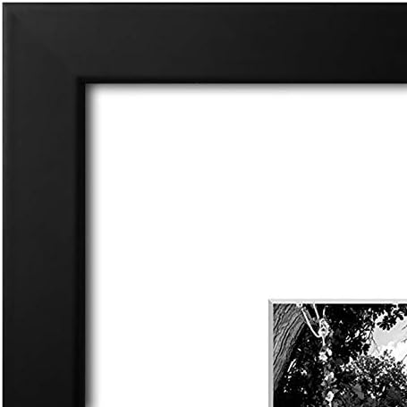 Americanflat 11x14 Siyah Resim Çerçevesi-Matlı 5x7 Fotoğraf veya Matsız 11x14 Fotoğraf Görüntüler