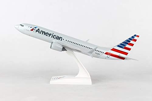 Daron Skymarks Amerikan Havayolları 737 Max8 1/130 SKR962 Kahverengi / a