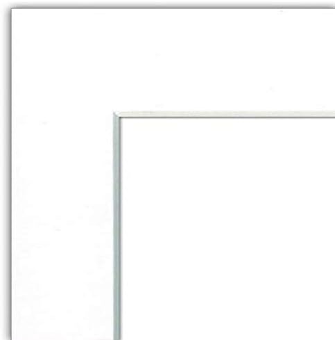 Emperyal Çerçeveler Beyaz Mat Tahta, 3-1/2 x 5 inçlik Resimleri 5 x 7 inçlik Çerçeveye Sığdırır