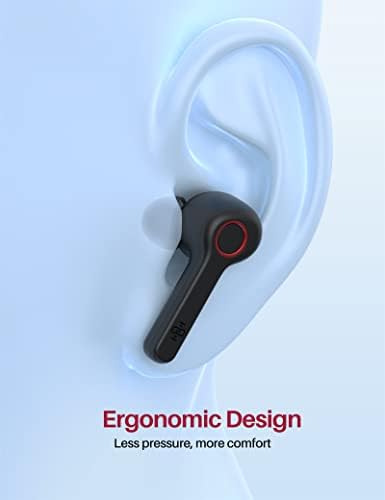Kablosuz kulaklıklar, Yükseltilmiş Bluetooth V5.0 IPX8 40 Saat Çalma Süresi uzun Ömürlü pil Kulak Stereo Gerçek kablosuz kulaklıklar