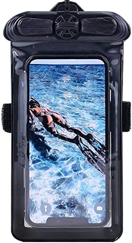 Vaxson Telefon Kılıfı Siyah, Huawei Y MAX ile Uyumlu/Keyfini MAX 7.12 inç Su Geçirmez Kılıfı Kuru Çanta [Değil Ekran Koruyucu
