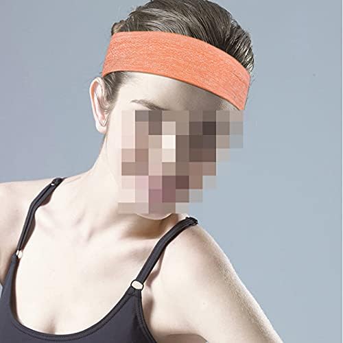 QQWW Açık Spor Kafa Bandı Erkek Kadın Saç Wrap Brace Elastik Bisiklet Yoga Koşu Egzersiz Ter Bandı 1029 (Renk: Gri, Boyutu: