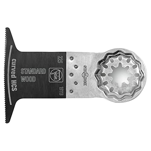 Ahşap, Alçıpan ve Plastik Malzemeler için Fein StarLock E-Cut Standart Kavisli Pistonlu Testere Bıçağı-2-1 / 2 Genişlik, 2