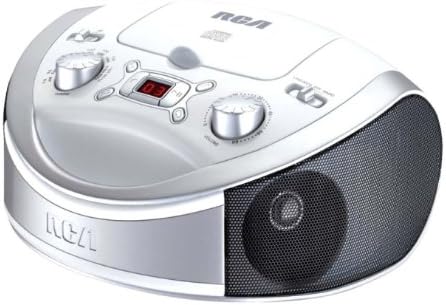 AM / FM Radyo ile RCA RCD331WH Taşınabilir CD Çalar-Beyaz