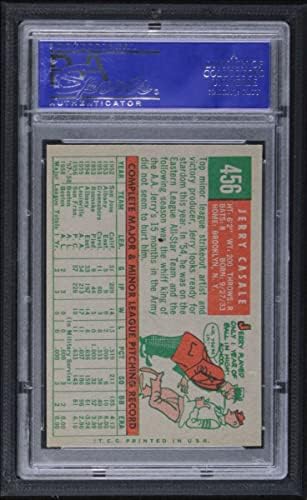 1959 Topps 456 Jerry Casale Boston Kırmızı Sox (Beyzbol Kartı) PSA PSA 8.00 Kırmızı Sox