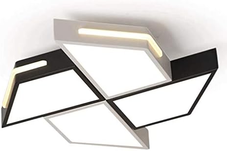 DİAOD Modern LED Tavan ışık fikstürü Metal Alüminyum Çerçeve Akrilik Lambaları Gömme Montaj Geometrik Modelleme Yatak Odası