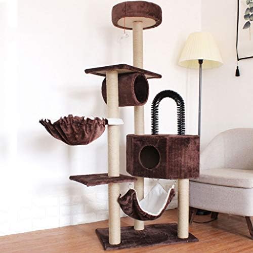Kedi Ağacı Tırmalama Kedi Ağacı, Kedi Kulesi Sisal Kaplı Tırmalama Direkleri, Hamak, Kedi Oyun Kulesi Ve Kınamak Aktivite Merkezi
