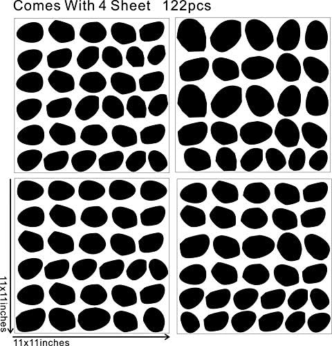 Polka Dots Duvar Çıkartması Düzensiz Noktalar Duvar Çıkartması Çıkarılabilir Vinil Polka Dot Dekor Modern Duvar Sticker Kreş