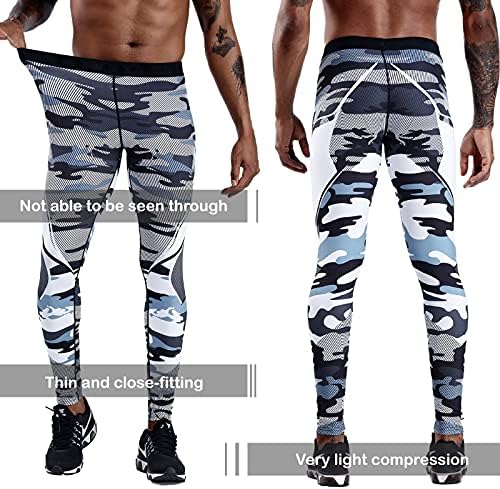 OEBLD Sıkıştırma Pantolon Erkekler UV Engelleme Koşu Tayt 1 veya 2 Paket Spor Yoga Atletik Egzersiz ıçin