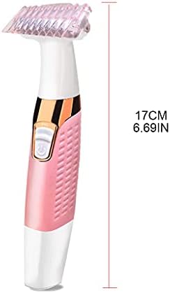 Yeahii kadın elektrikli tıraş makinesi 4 Pcs kırpma taraklar USB şarj edilebilir 120 Mins çalışma süresi ıslak / kuru kullanım