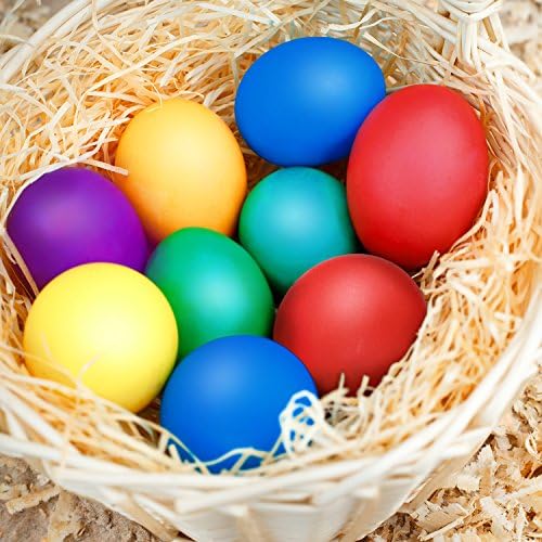 Sumınd 24 Parça Yumurta Shaker Seti Paskalya Yumurtaları Maracas Yumurta Müzikal Yumurta Plastik Yumurta Paskalya Parti Favours
