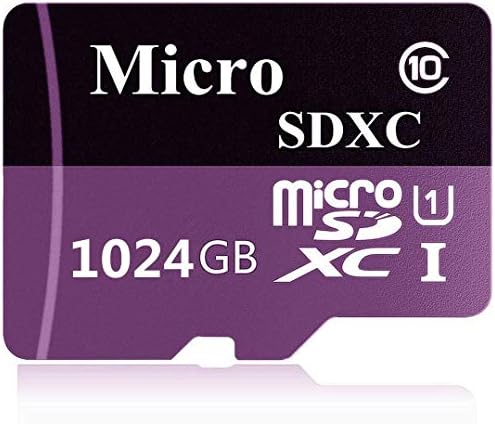 SD Adaptörlü Micro SD Kart 1024GB Yüksek Hızlı Sınıf 10 1TB Hafıza Kartı