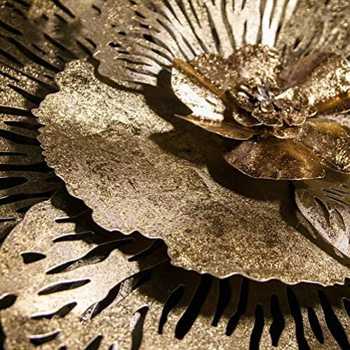 erddcbb ışık lüks Şakayık Dekoratif Duvar Sanatı, yeni Çin Tarzı Metal çiçek Duvar sanatı dekor, 185 102 cm / 72 ?? 40 Metal