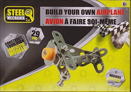 Steel Mechanix (Yaratıcı Çocuklar tarafından) Kendi Mini Metal Uçak Model Kitinizi Oluşturun