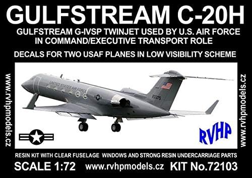 RVHP 1/72 Ölçekli Gulfstream C-20H Komuta/Yönetici 2 Lo-vıs USAF Seçenekleri-RVH-72103