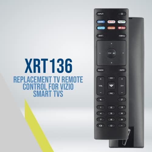 XRT136 Evrensel Yedek Uzaktan Kumanda ile Uyumlu Tüm Vizio Akıllı TV D-Serisi M-Serisi P-Serisi V-Serisi