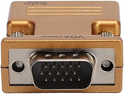 Ranvo Yüksek Çözünürlüklü Multimedya Arayüzü VGA Dönüştürücü, Uyumlu Video Çıkışı Adaptörü ile 3.5 mm Ses Kablosu için Bilgisayar
