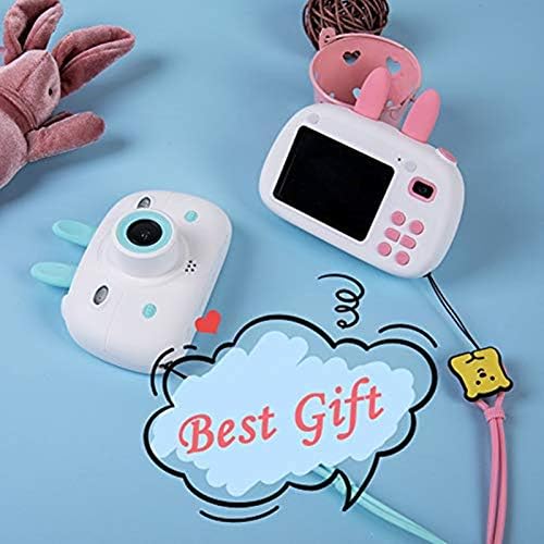 Gmlmes Çocuklar Video Kamera Dijital Tavşan Kamera Kız Erkek Toddlers için 3-10 Yaşındaki Doğum Günü Hediyeleri 1080 P HD Darbeye