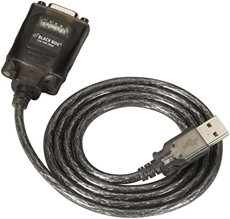 Kara Kutu USB Solo (USB'den Seri), Kablo ile DB9 (Erkek), 3,7 ft. (111.8 cm)