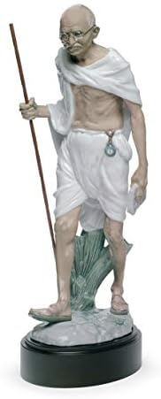 LLADRÓ Mahatma Gandhi Heykelciği. Porselen Gandi Figürü.
