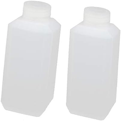 X-DREE 2 adet 250 ml Plastik Vida Üst Kimyasal Örnek Reaktif Şişesi Beyaz Laboratuvar için(2 adet 250 ml Botella de reactivo